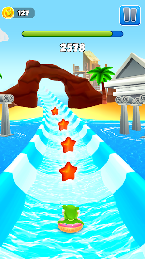 Gummy Bear aqua park - water slide game 2021 Screenshot 2
