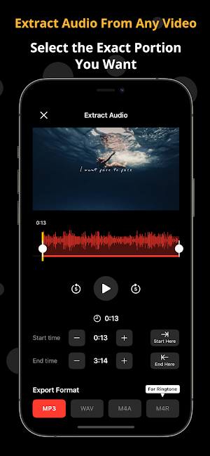 Video to Audio - mp4 to mp3 Screenshot 1