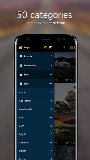 Car Wallpapers PRO Screenshot 2