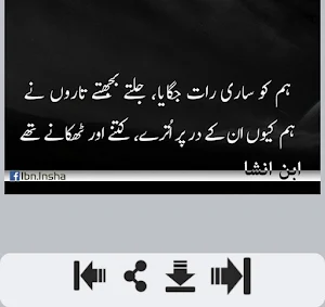 Ibn e Insha Shayari Screenshot 1