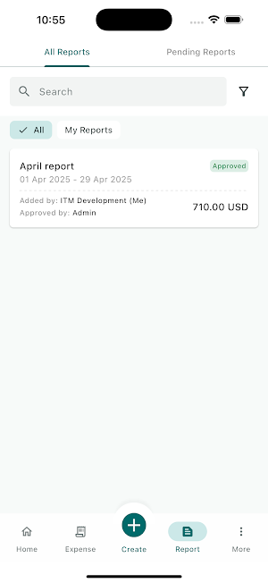 ITM - Expense Tracker Screenshot 3