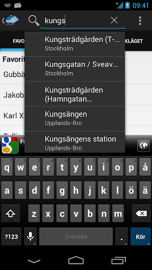 SL Realtid Screenshot 2