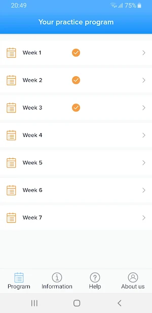 Bella's Lower Back Pain App Screenshot 1