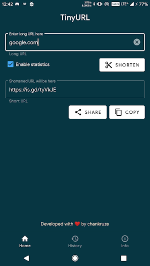 TinyURL: Shorten Long URLs Screenshot 0