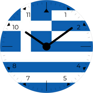 Greece Analog Watch Face Screenshot 0