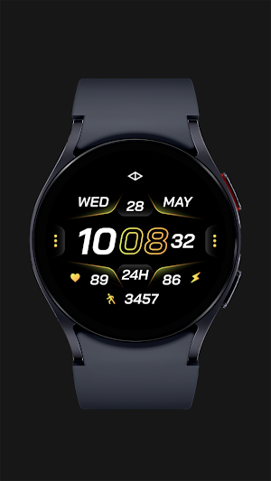 Rush 2: Digital Watch Face Screenshot 0