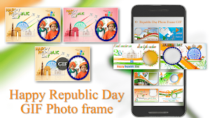 Republic Day GIF Photo Frame 2021 -HD Indian Photo Screenshot 0