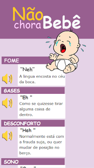 Não Chora Bebê Screenshot 0