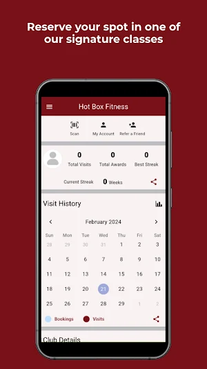HotBox Fitness Center Screenshot 1