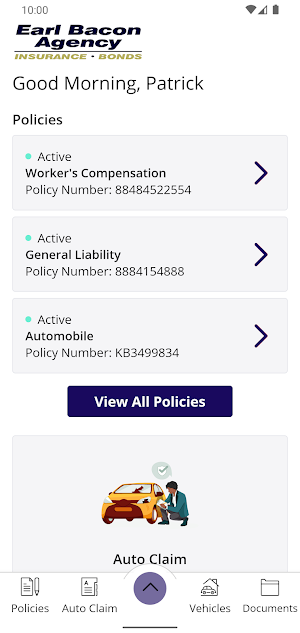 Earl Bacon Agency, Inc. Screenshot 1