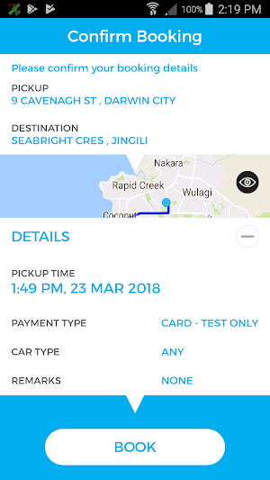 Blue Taxi Screenshot 2