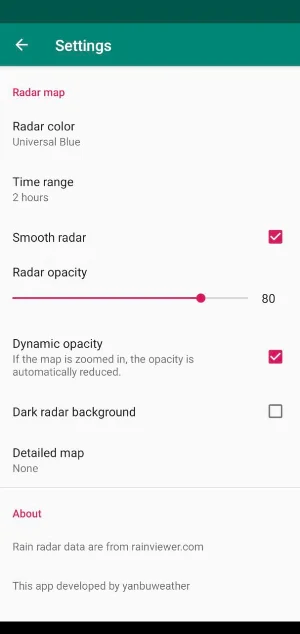 Rain Radar - Global Screenshot 0