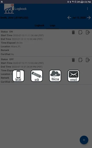 MasterTrack ELD Screenshot 2