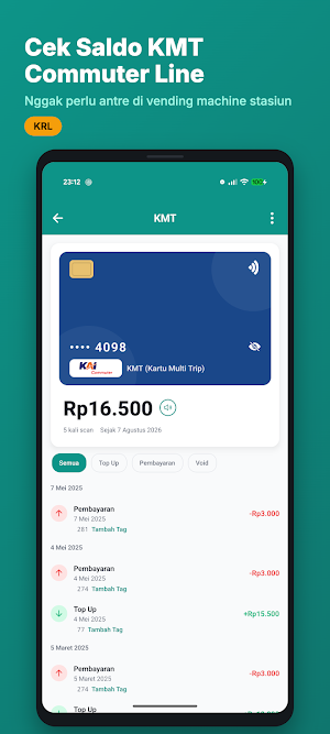 Cek Saldo Kita: e-Money NFC Screenshot 3