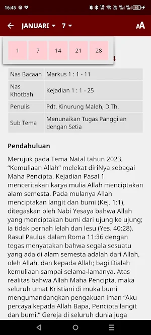 Rancangan Khotbah GKE Screenshot 3