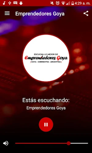 Radio Emprendedores Goya Screenshot 2