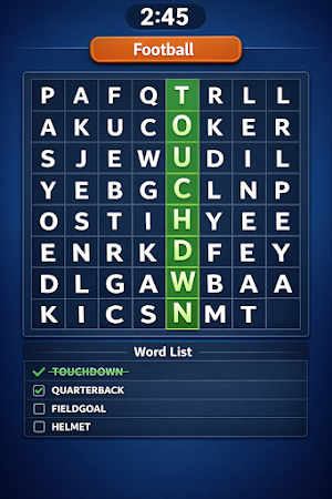 Sports Word Search Screenshot 2