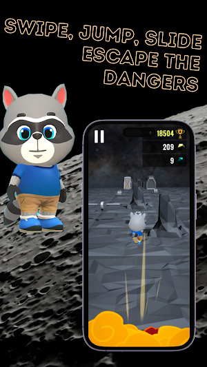 Moon Raccoon Star Run Screenshot 0