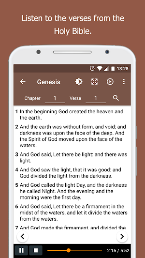 Holy Bible Offline + Audio Screenshot 1