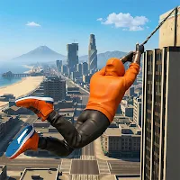 Flying Spider Rope Fighter 3D