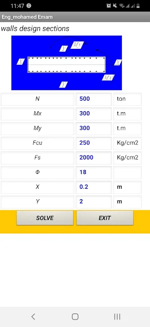 Shear-wall Design Screenshot 0