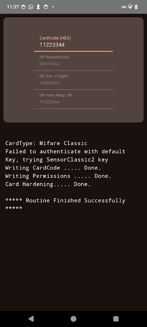Sensor Classic Screenshot 2