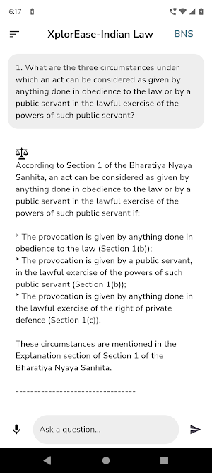 XplorEase Indian Law Screenshot 0