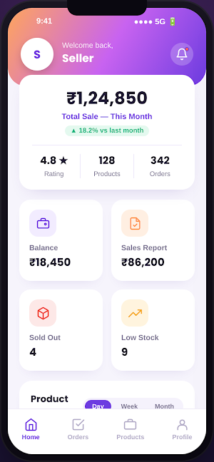 Mergoshop Seller Screenshot 1