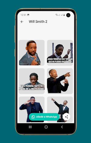 Stickers Application Screenshot 1