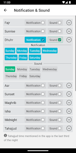 Al-Azan - Prayer Times Screenshot 3