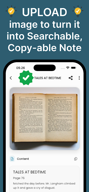 Note OCR: Handwriting to Text Screenshot 1
