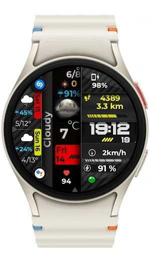 Watch Face CUE145 Screenshot 2