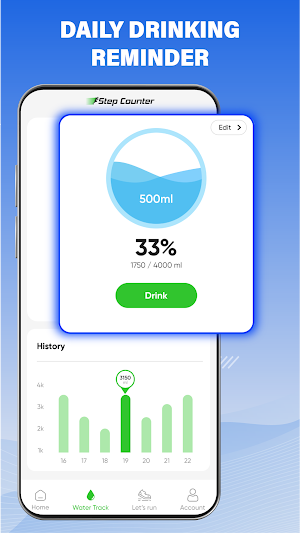 Pedometer: Daily Step Counter Screenshot 1