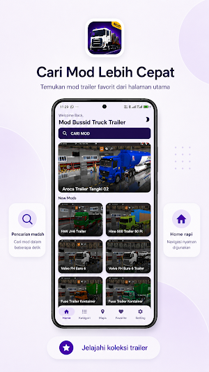 Mod Bussid Truck Trailer Screenshot 2