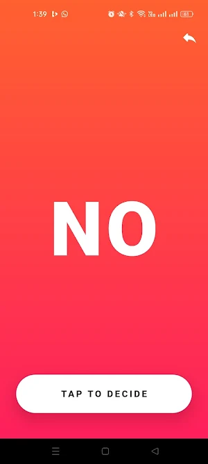 Yes No Decider Screenshot 3