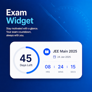 Exam Countdown & Widget Screenshot 1