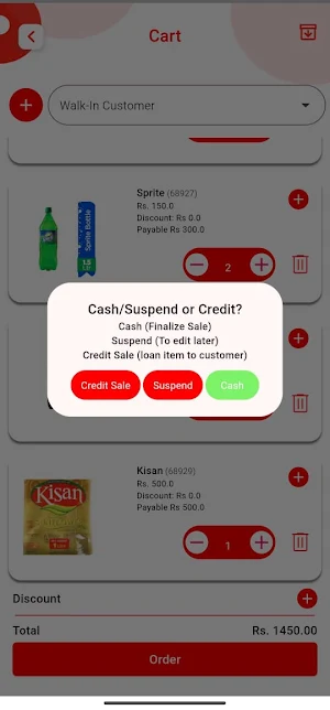 HKL Billing POS Screenshot 2