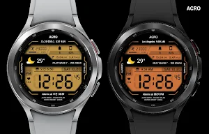 ACRO Genix Digital watchface Screenshot 2