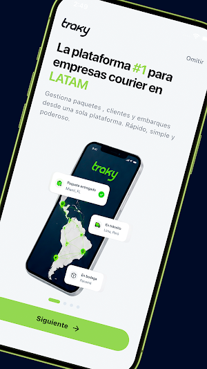 Traky: App para Courier Screenshot 1