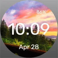 Forest at Sunset - Watch Face