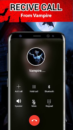Vampire fake call - video chat Screenshot 3