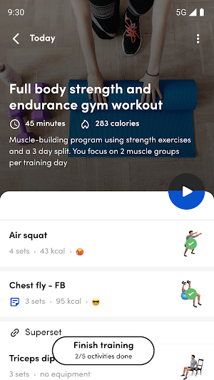 Fitwork App Screenshot 2
