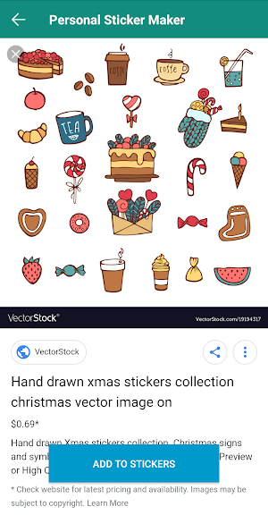 Personal Stickers - Let photo to personal sticker. Screenshot 1