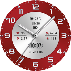Business dualcolor for Wear OS Screenshot 3