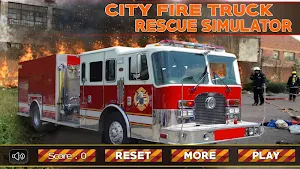 Fire Truck Rescue Simulator Screenshot 0