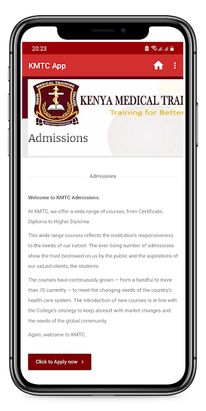 KMTC Official App Screenshot 3