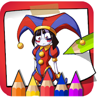 Pomni Digital circus coloring