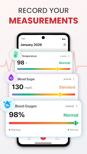 Pulsoro - Heart Rate Monitor Screenshot 3