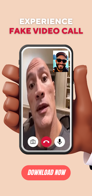 Dwayne Johnson Fake Video Call Screenshot 3