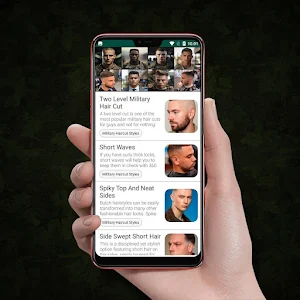 Military Haircut for Men Screenshot 3
